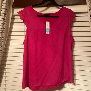 Fortune & Ivy Pink Dress Blouse NWT